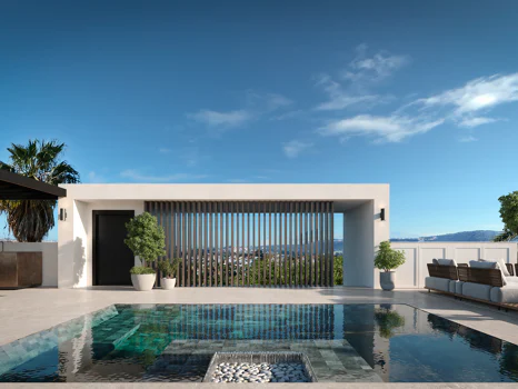 Blume, an exclusive boutique collection of 3 contemporary villas just steps from the beach, in one of Marbella’s most prestigious residential areas.
