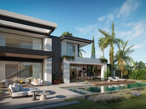 Blume, an exclusive boutique collection of 3 contemporary villas just steps from the beach, in one of Marbella’s most prestigious residential areas.