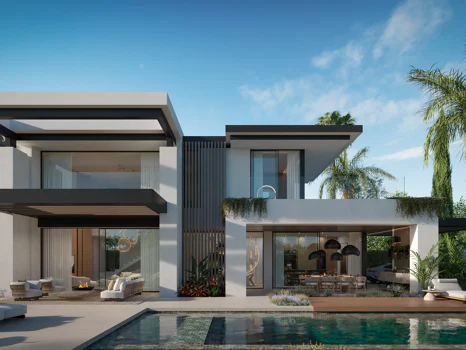 Blume, an exclusive boutique collection of 3 contemporary villas just steps from the beach, in one of Marbella’s most prestigious residential areas.