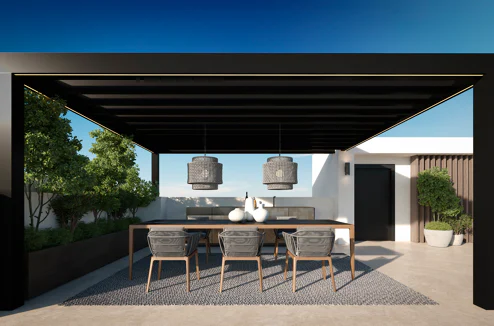Blume, an exclusive boutique collection of 3 contemporary villas just steps from the beach, in one of Marbella’s most prestigious residential areas.