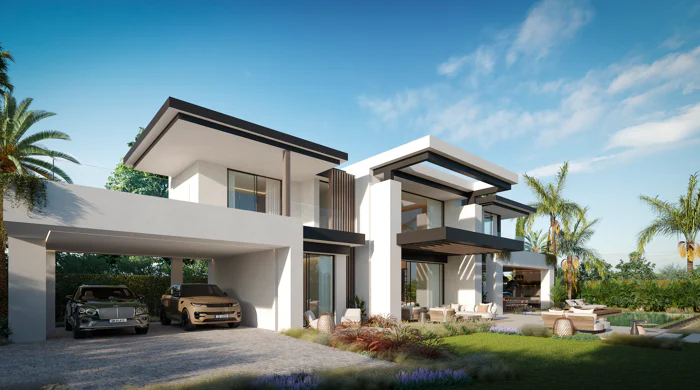 Blume, an exclusive boutique collection of 3 contemporary villas just steps from the beach, in one of Marbella’s most prestigious residential areas.