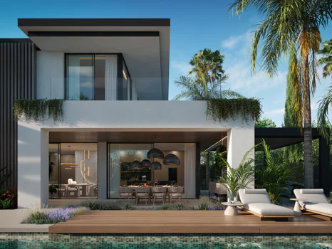 Blume, an exclusive boutique collection of 3 contemporary villas just steps from the beach, in one of Marbella’s most prestigious residential areas.