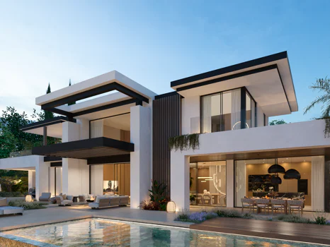 Blume, an exclusive boutique collection of 3 contemporary villas just steps from the beach, in one of Marbella’s most prestigious residential areas.