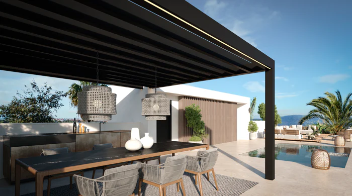 Blume, an exclusive boutique collection of 3 contemporary villas just steps from the beach, in one of Marbella’s most prestigious residential areas.