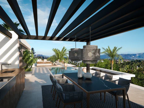 Blume, an exclusive boutique collection of 3 contemporary villas just steps from the beach, in one of Marbella’s most prestigious residential areas.