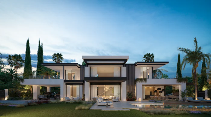 Blume, an exclusive boutique collection of 3 contemporary villas just steps from the beach, in one of Marbella’s most prestigious residential areas.