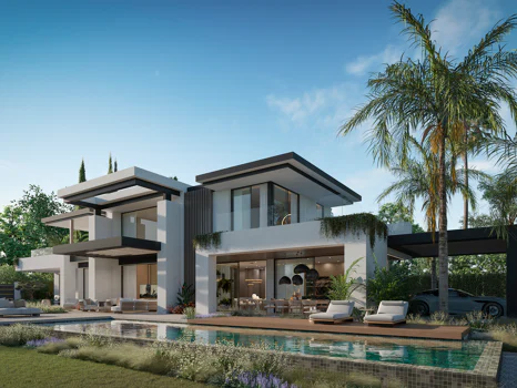 Blume, an exclusive boutique collection of 3 contemporary villas just steps from the beach, in one of Marbella’s most prestigious residential areas.