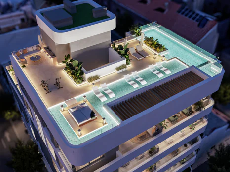 Milabeka, an exclusive boutique development of 10 contemporary residences just 200 metres from the beach in Málaga.