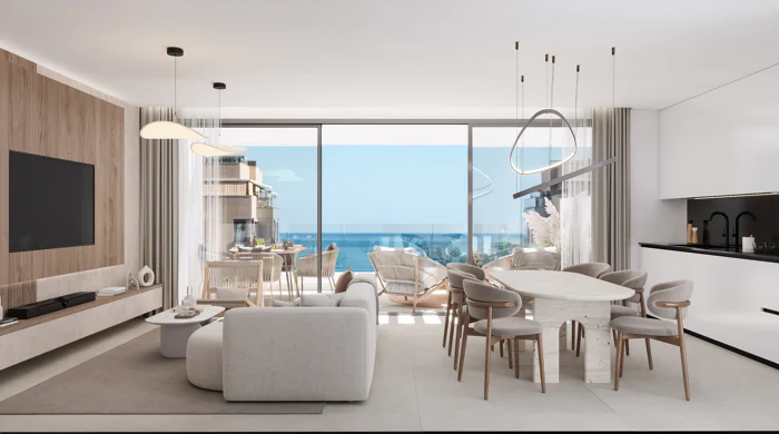Milabeka, an exclusive boutique development of 10 contemporary residences just 200 metres from the beach in Málaga.