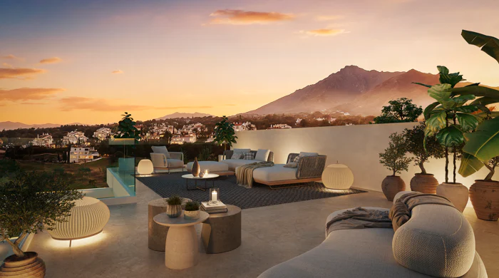 NARA MARBELLA: Exclusive development of 8 luxury villas in Valdeolletas, Marbella, with private pool and sea views