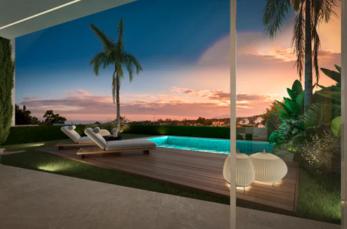 NARA MARBELLA: Exclusive development of 8 luxury villas in Valdeolletas, Marbella, with private pool and sea views