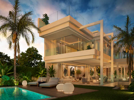 NARA MARBELLA: Exclusive development of 8 luxury villas in Valdeolletas, Marbella, with private pool and sea views