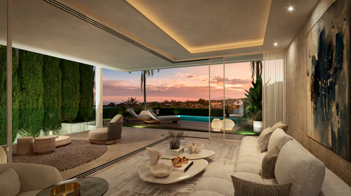 NARA MARBELLA: Exclusive development of 8 luxury villas in Valdeolletas, Marbella, with private pool and sea views