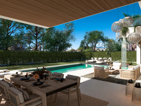Impressive contemporary villas in Cortijo Blanco, next to Puerto Banús · Under construction!