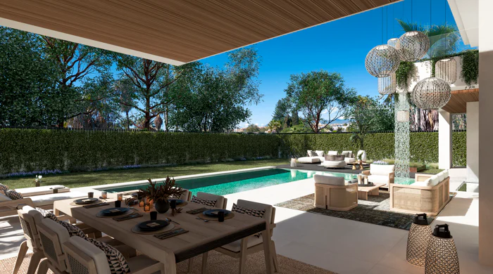 Impressive contemporary villas in Cortijo Blanco, next to Puerto Banús · Under construction!