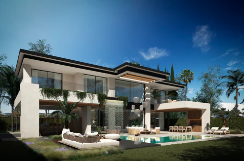 Impressive contemporary villas in Cortijo Blanco, next to Puerto Banús · Under construction!