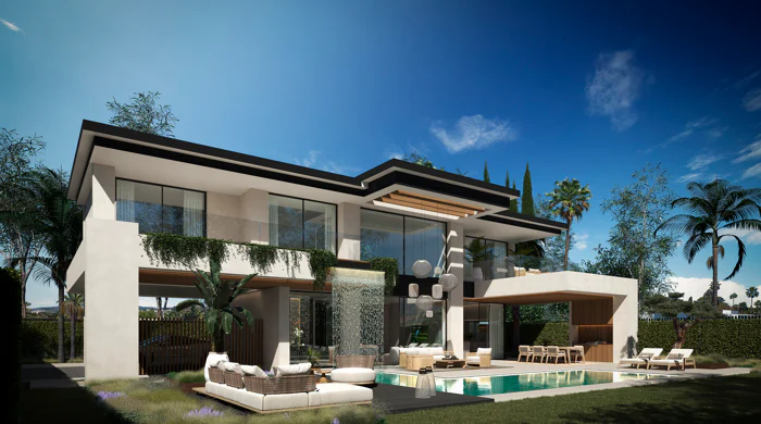 Impressive contemporary villas in Cortijo Blanco, next to Puerto Banús · Under construction!