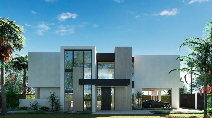 Impressive contemporary villas in Cortijo Blanco, next to Puerto Banús · Under construction!