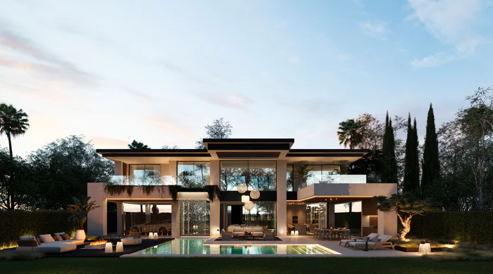 Impressive contemporary villas in Cortijo Blanco, next to Puerto Banús · Under construction!