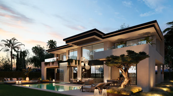Impressive contemporary villas in Cortijo Blanco, next to Puerto Banús · Under construction!