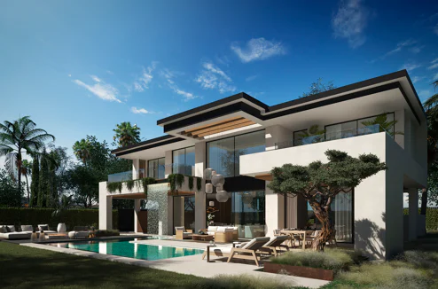 Impressive contemporary villas in Cortijo Blanco, next to Puerto Banús · Under construction!