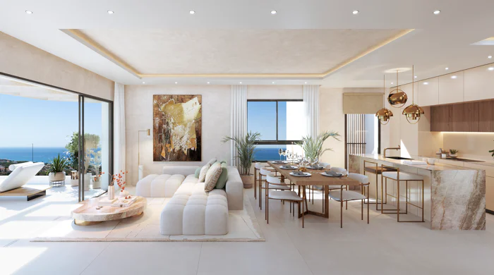 INCREDIBLE ELEVATED GROUND FLOOR APARTEMENT WITH SEA VIEWS