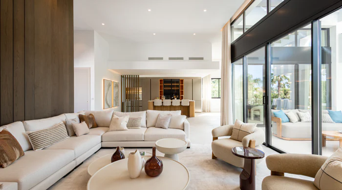 Three unique villas built on one level