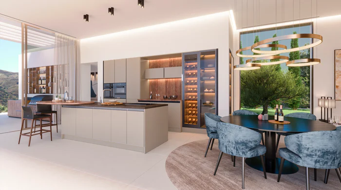 AVAILABLE FOR SALE - La Reserva de la Cala Golf: New build contemporary villas & plots with sea views for sale in Mijas Costa