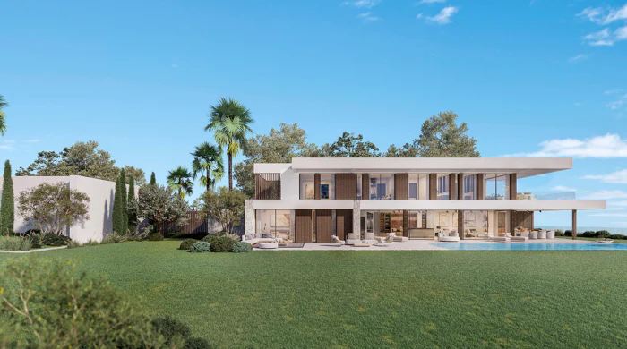 AVAILABLE FOR SALE - La Reserva de la Cala Golf: New build contemporary villas & plots with sea views for sale in Mijas Costa
