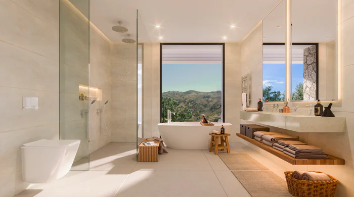 AVAILABLE FOR SALE - La Reserva de la Cala Golf: New build contemporary villas & plots with sea views for sale in Mijas Costa