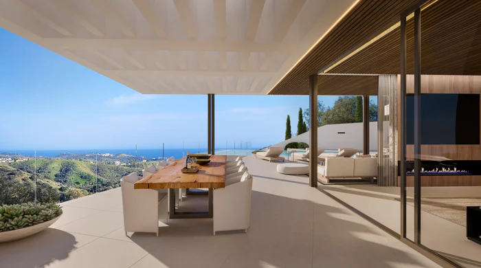 AVAILABLE FOR SALE - La Reserva de la Cala Golf: New build contemporary villas & plots with sea views for sale in Mijas Costa
