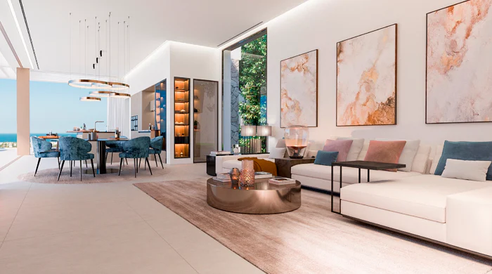AVAILABLE FOR SALE - La Reserva de la Cala Golf: New build contemporary villas & plots with sea views for sale in Mijas Costa