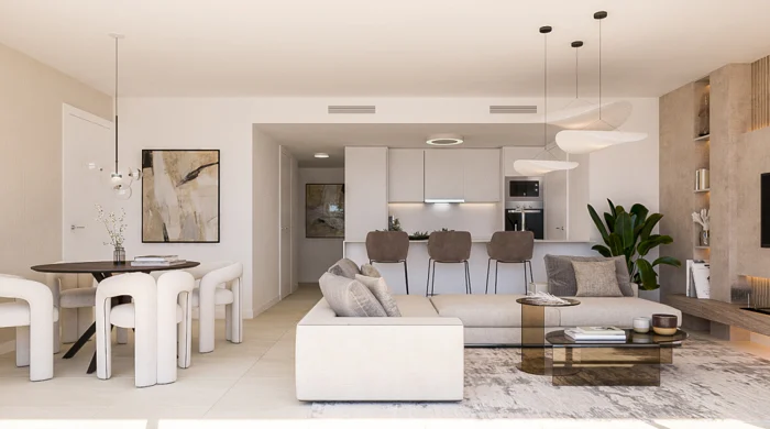 Idyllic, comfort living in modern apartments in Estepona Golf