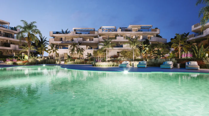 Idyllic, comfort living in modern apartments in Estepona Golf