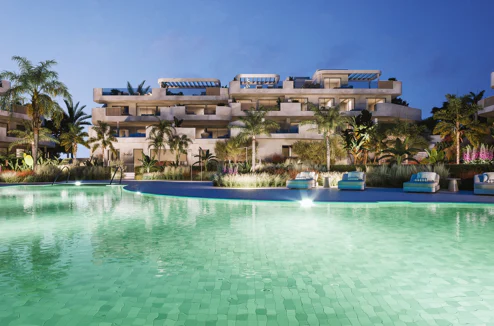 Idyllic, comfort living in modern apartments in Estepona Golf