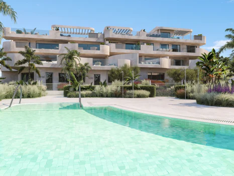 Idyllic, comfort living in modern apartments in Estepona Golf