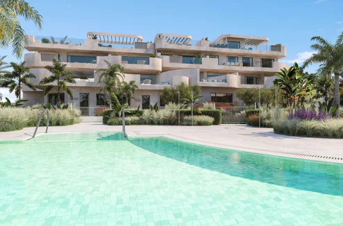 Idyllic, comfort living in modern apartments in Estepona Golf