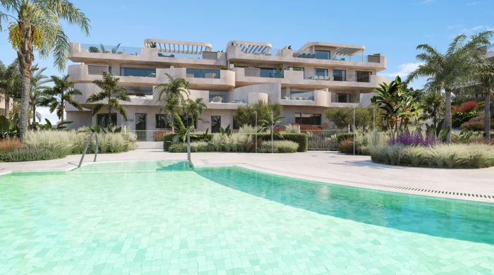Idyllic, comfort living in modern apartments in Estepona Golf