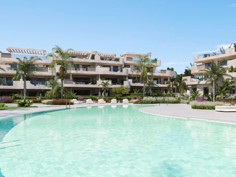 Idyllic, comfort living in modern apartments in Estepona Golf