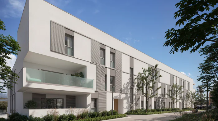 Zinnia, modern apartments in an urban setting with sea views in San Pedro de Alcántara.