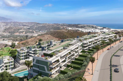 Bahía, luxury residences integrated in Nature by the golf in Mijas