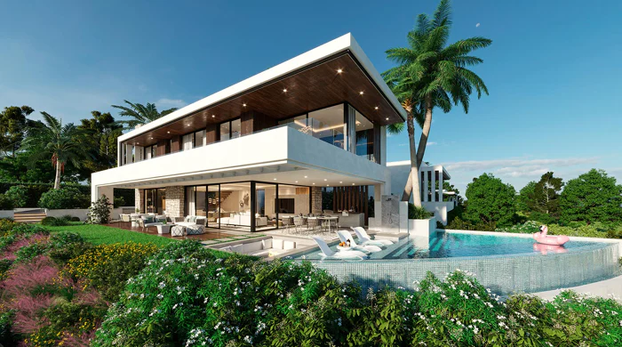 7 Diamond Villas, luxury and sea views in Benalmádena.