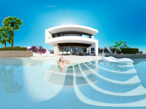 Villas Mustique and Aruba, exclusive homes next to the golf course at La Finca Resort