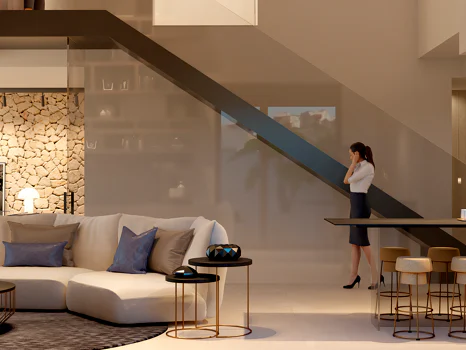 Villas Mustique and Aruba, exclusive homes next to the golf course at La Finca Resort