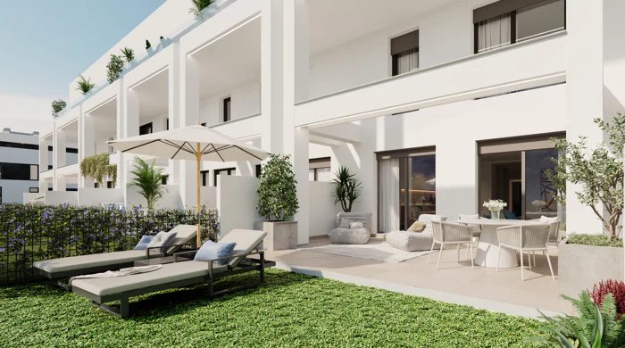 Symphony Suites, modern and elegant groundfloors and penthouses with sea views in the New Golden Mile