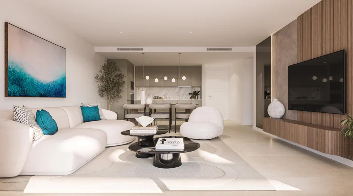 Capri, elegant apartments and penthouses overlooking the Mediterranean sea in Estepona