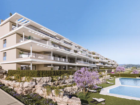 Capri, elegant apartments and penthouses overlooking the Mediterranean sea in Estepona