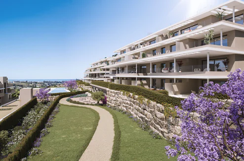 Capri, elegant apartments and penthouses overlooking the Mediterranean sea in Estepona