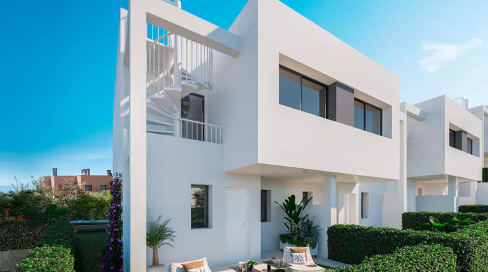 Golden View II, contemporary style townhouses in Manilva