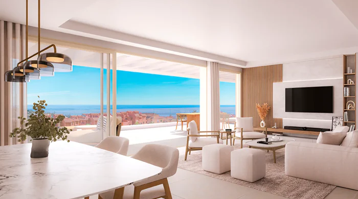 A balcony overlooking the Mediterranean